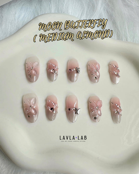 Moon Butterfly | Medium Almond