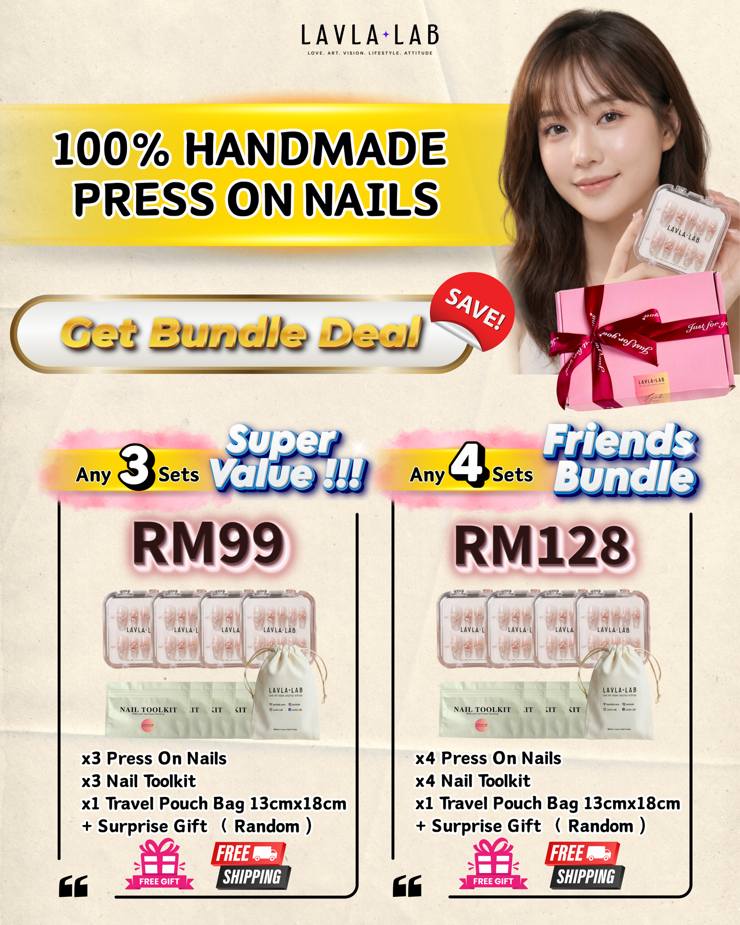 Moon Butterfly | Medium Tapered