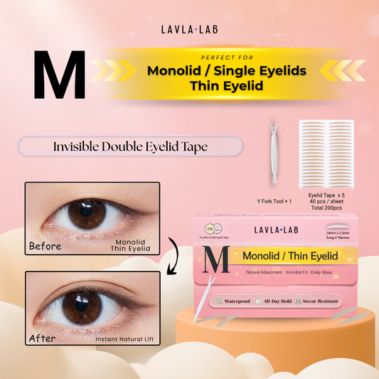 M – Monolid / Thin Eyelid