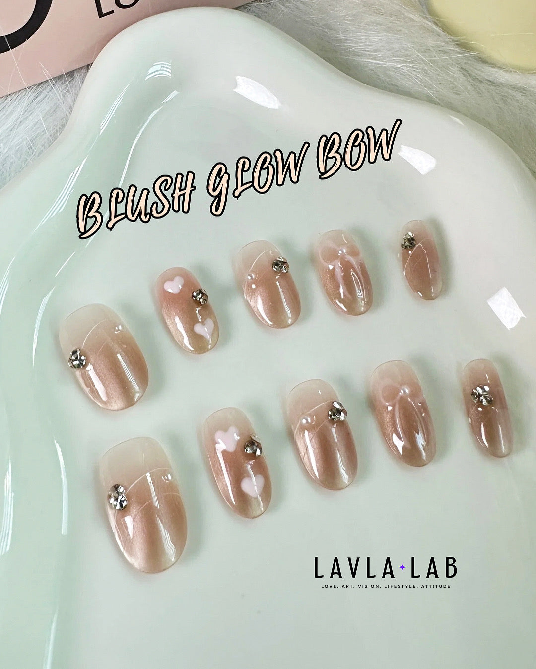 Blush Glow Bow