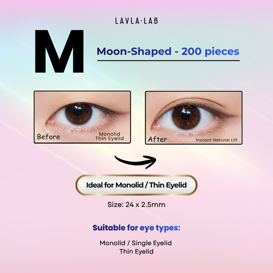 M – Monolid / Thin Eyelid